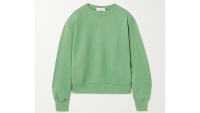 Frankie Shop Vanessa Cotton-Jersey Sweatshirt, $160 [£135], Net-A-Porter