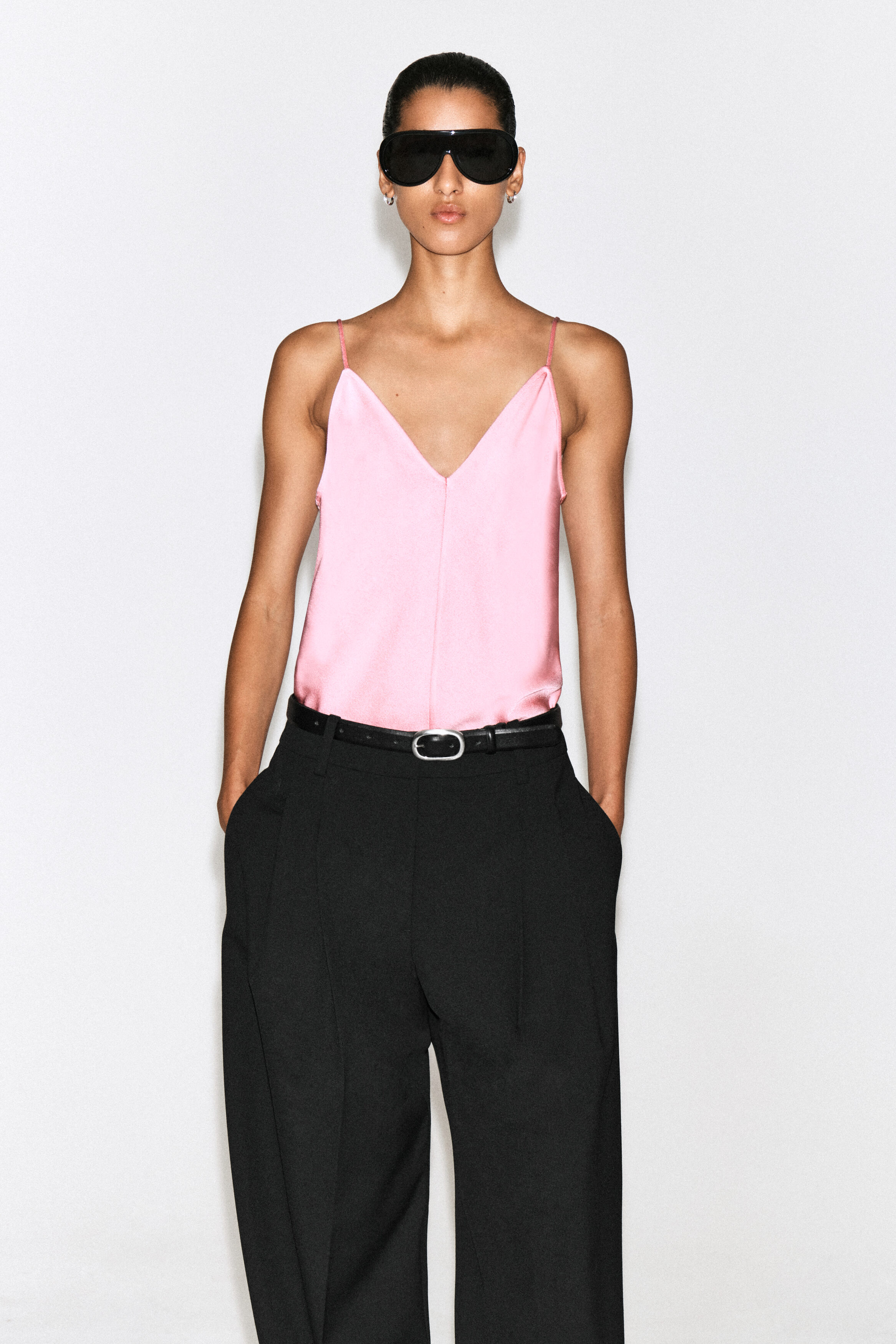 Crepe V-Neck Cami Top