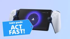 Sony PlayStation Portal shown against sky blue backdrop