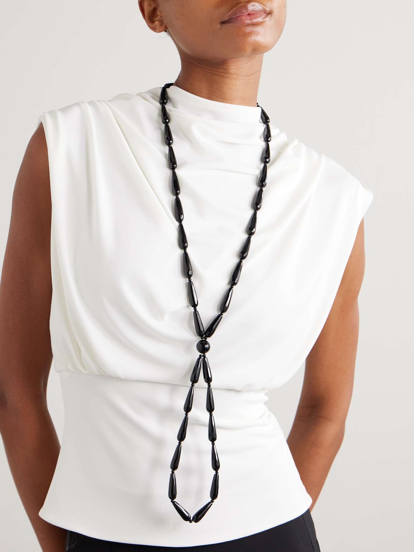 Jennifer Behr, Asha onyx necklace