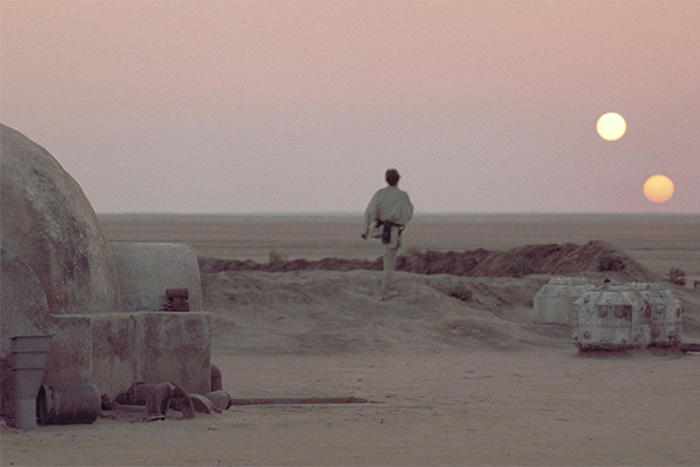 Luke Skywalker on Tatooine