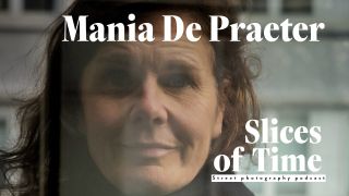 Promo for Slices of Time featuring image of Mania De Praeter