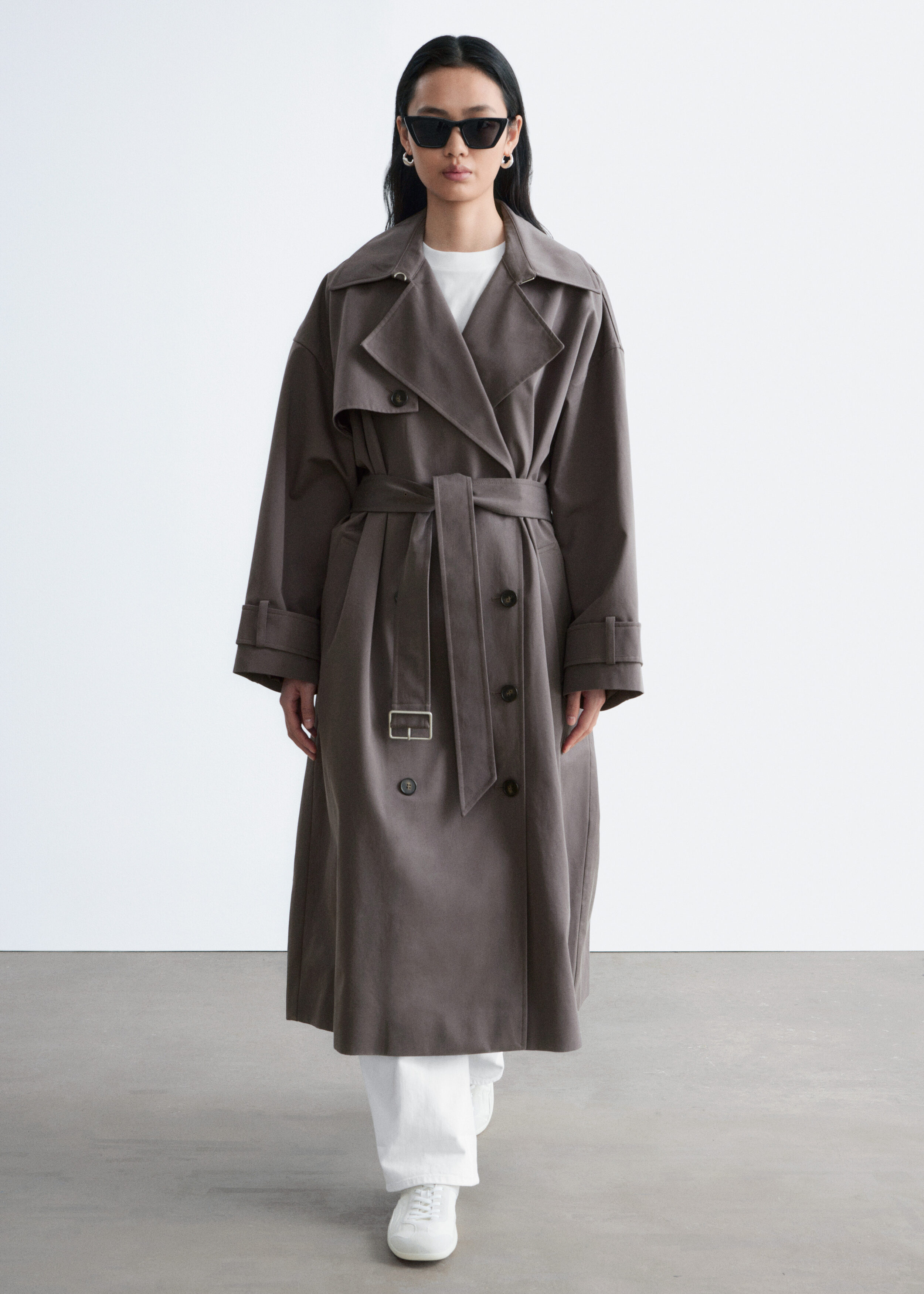 Double-Breasted Trench Coat