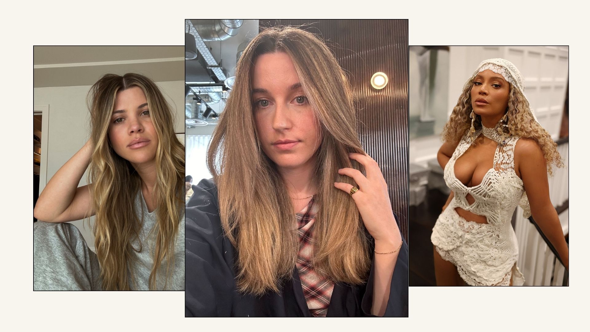 Butterscotch blonde hair colour