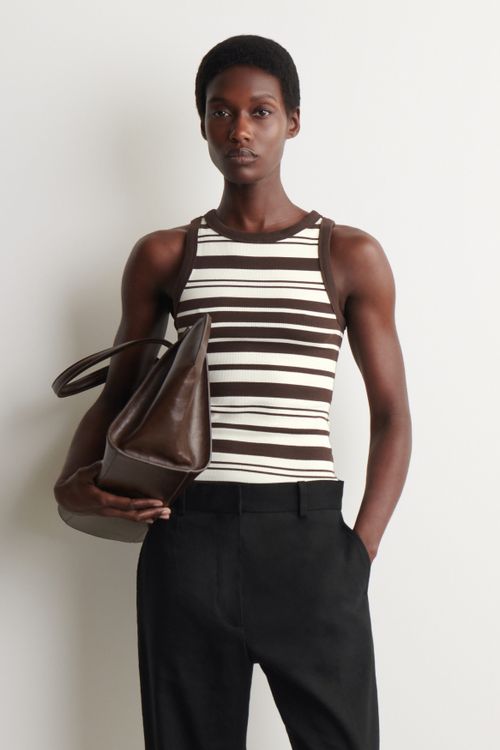 Ribbed Cotton Tank Top