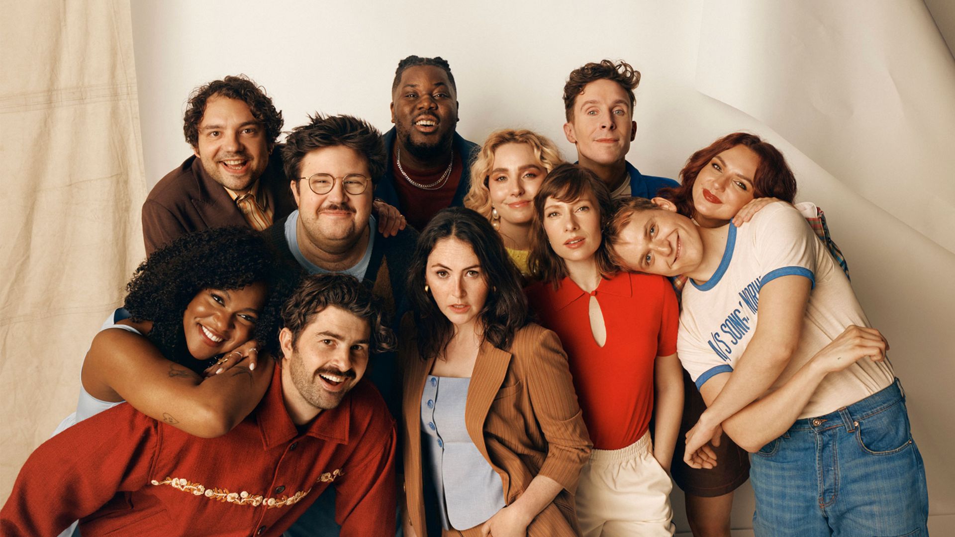 an image of the comedians as part of the promotional shots done for the new SNL series