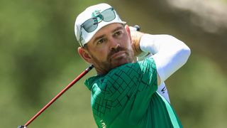 Louis Oosthuizen takes a shot during LIV Golf Andalucia