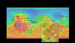 Proposed Landing Site for the 2016 ExoMars Mission