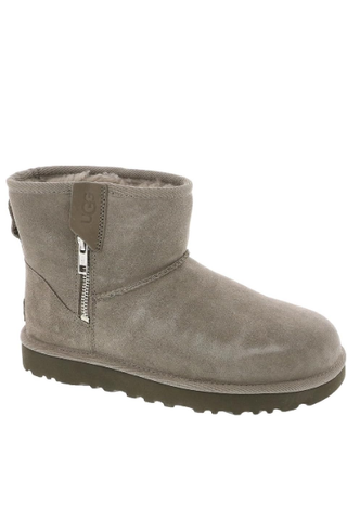 Ugg Women's Classic Mini Bailey Zip Boot, Smoke Plume, 9