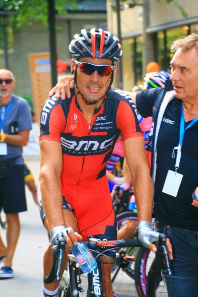 Manuel Quinziato (BMC) had nothing left at the finish