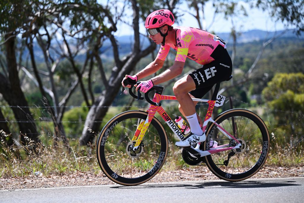 Stefan De Bod (EF Education-Easypost) was active in the breakaway