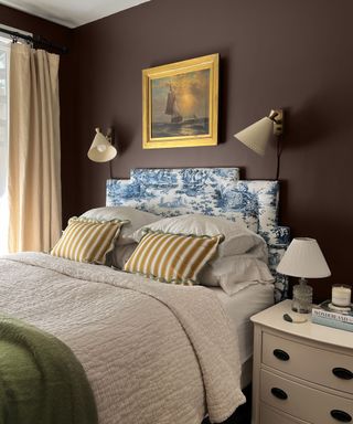 Bedroom walls in Coffee Date by Clare paints