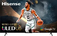 Hisense 65-Inch U6 Series 4K Google TV