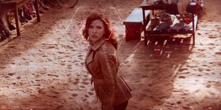 Scarlett Johansson as Black Widow in Captain America: civil War