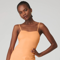 Alosoft Courtside Tennis Dress in Cantaloupe: $108