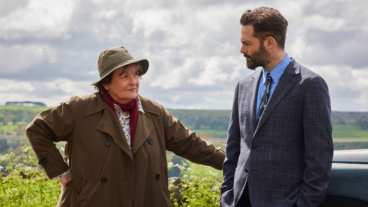 BRENDA BLETHYN as DCI Vera Stanhope and DAVID LEON as DI Joe Ashworth.