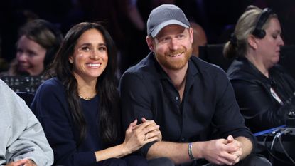 Sussexes attending a sporting event in California