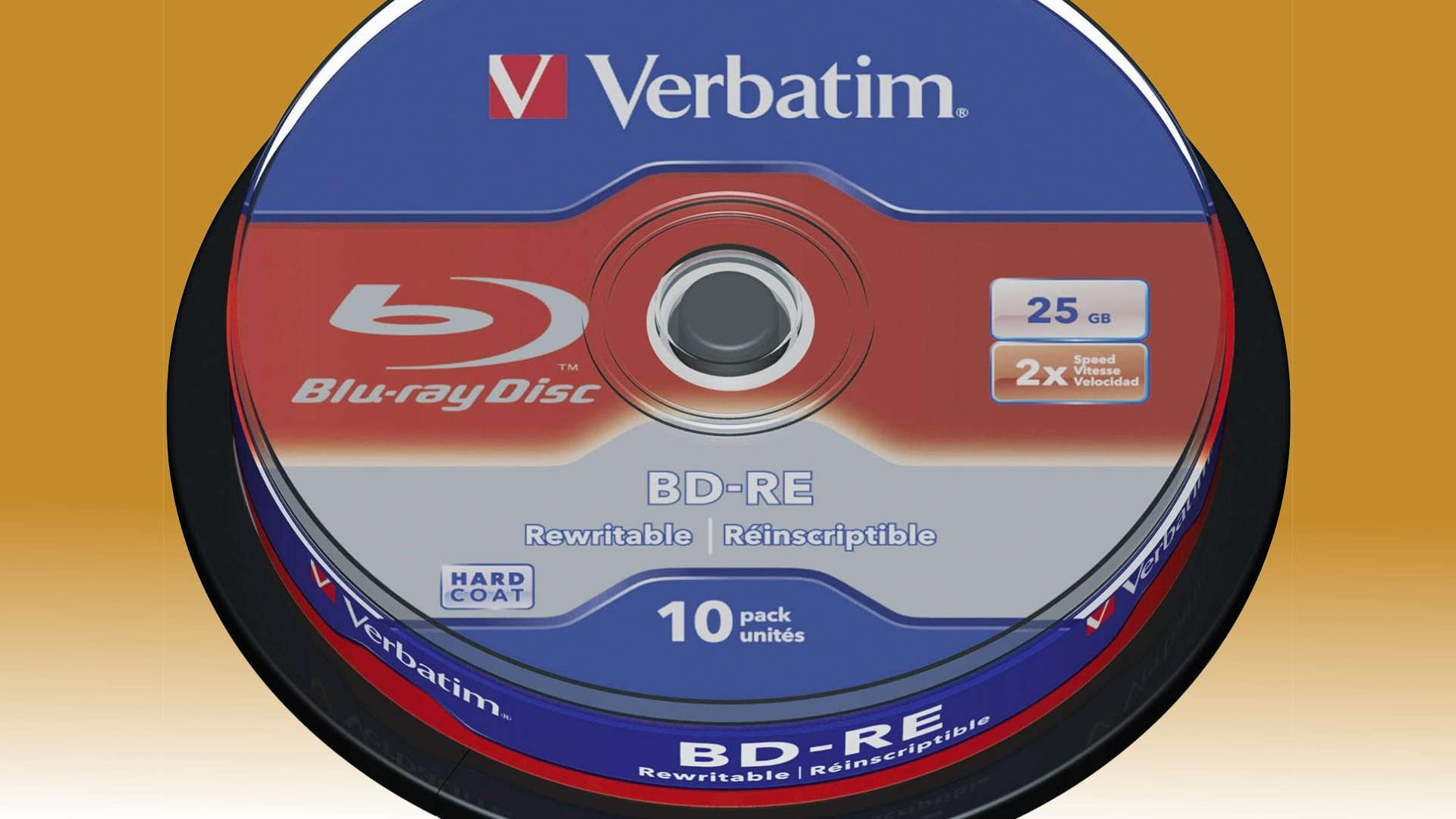 Verbatim Blu-ray media on Amazon