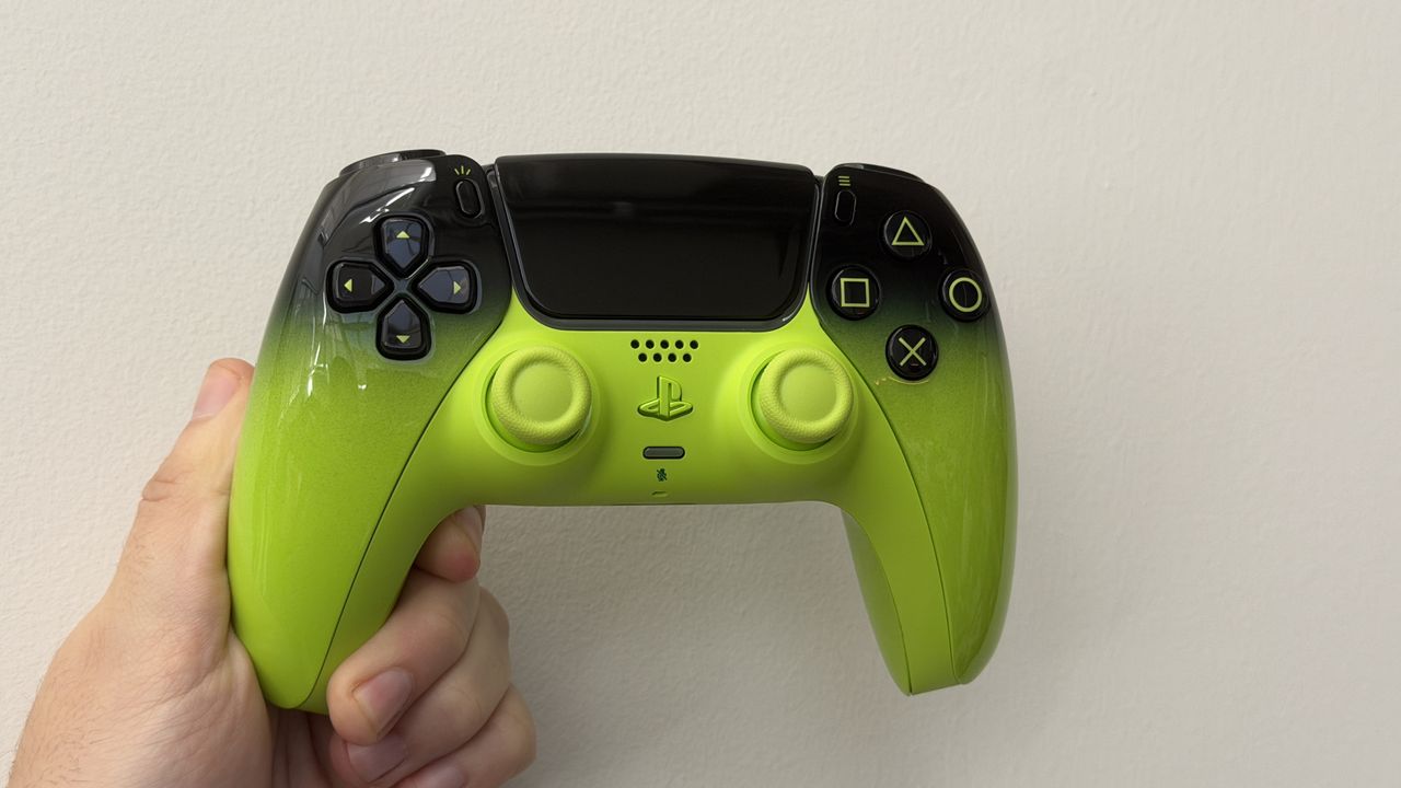 PlayStation Hyperpop DualSense Controller in Remix Green