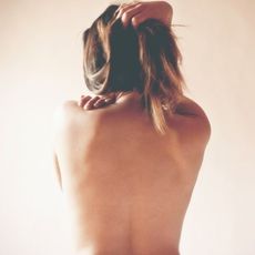 Brown, Shoulder, Back, Neck, Muscle, Tan, Barechested, Photography, Long hair, Brown hair, 