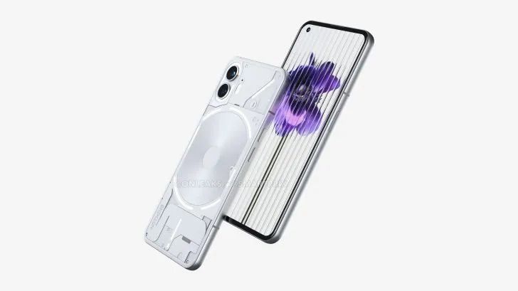 Render of the Nothing Phone (2)