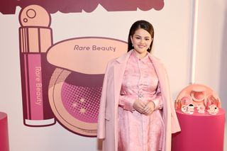 Selena Gomez at a Rare Beauty event on April 6