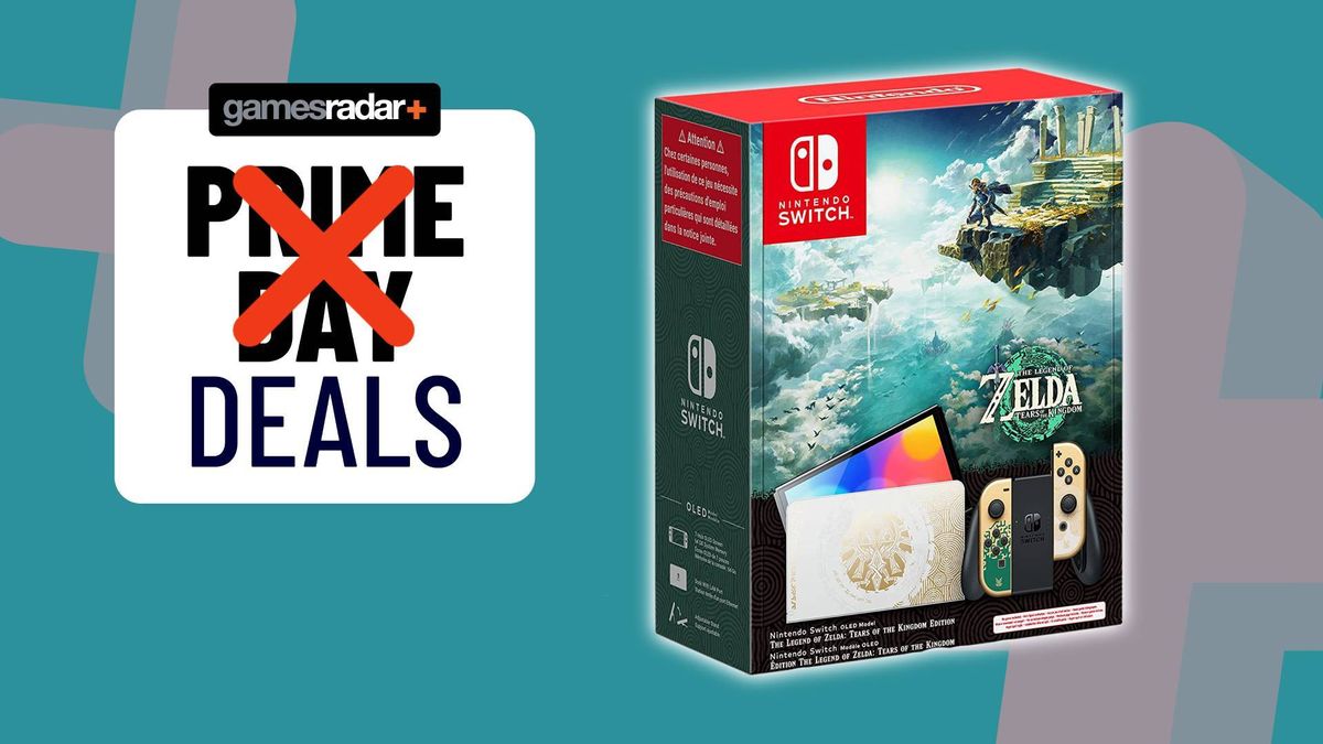 Nintendo Switch OLED Zelda Edition on sale during Prime Day