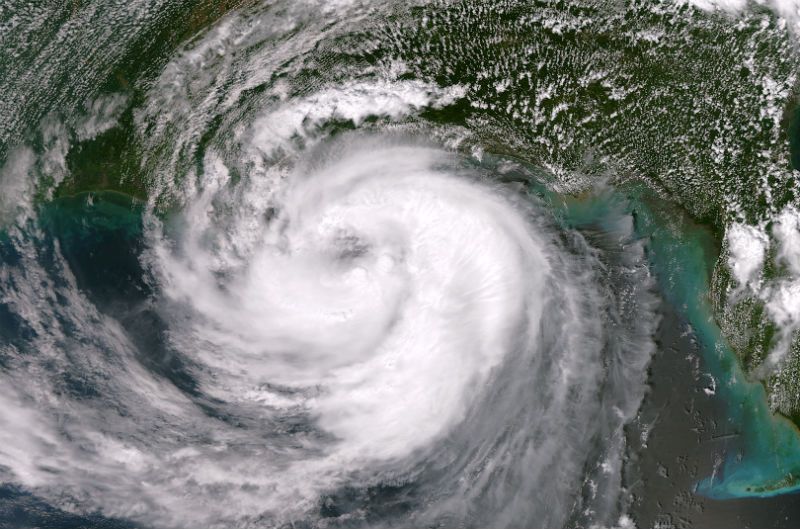 Hurricane Isaac satellite picture.