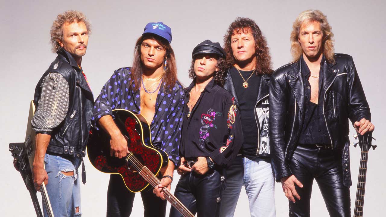 Scorpions in 1992, studio portrait