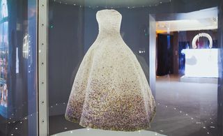 Simons designed this new couture gown