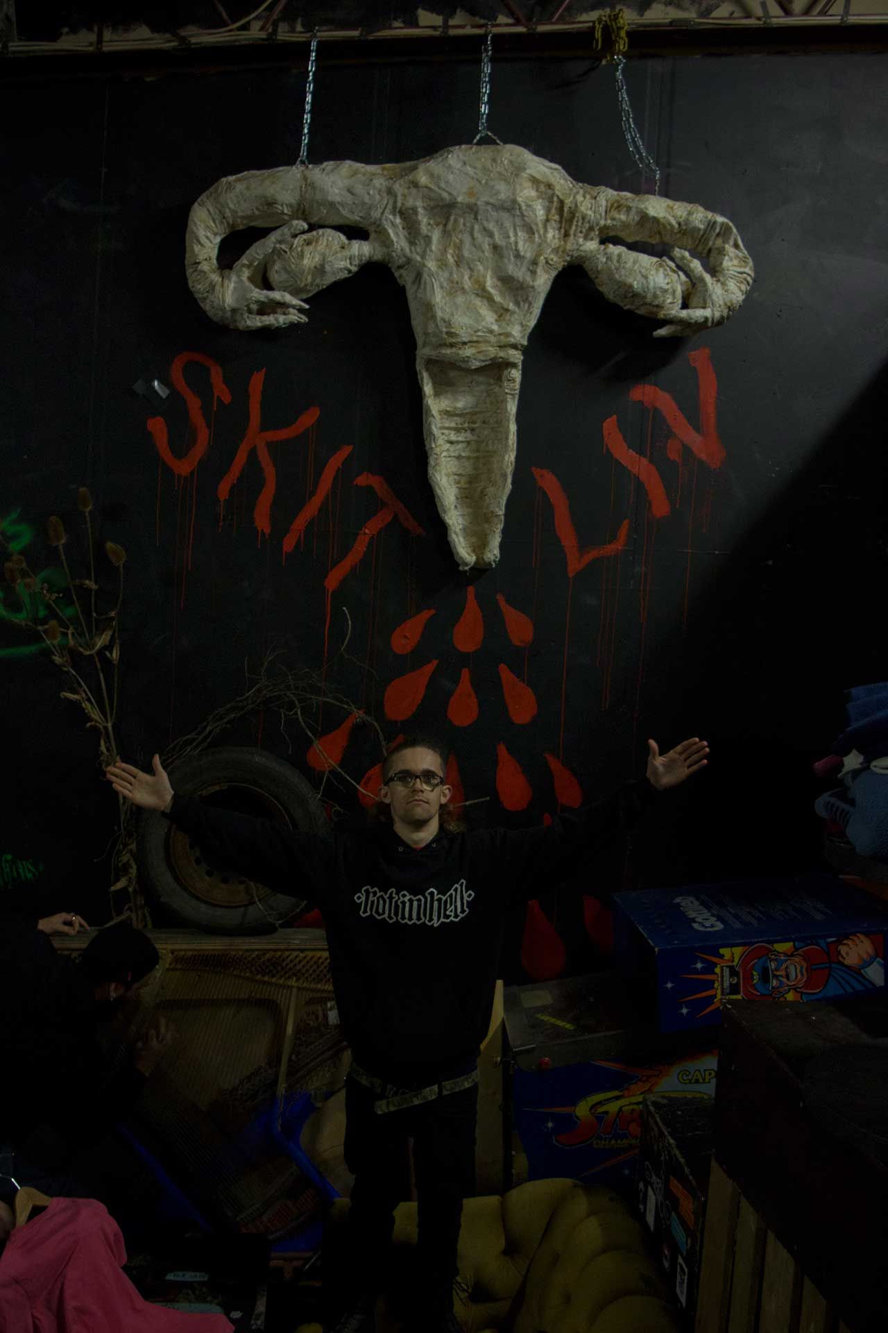 We slept with this.
