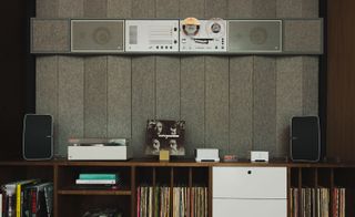 Sonos flagship store listening room speaker system