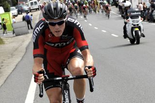 Rohan Dennis escapes on stage nineteen of the 2014 Tour of Spain