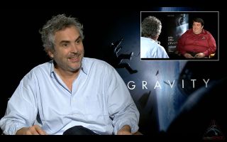 — Director Alfonso Cuarón told collectSPACE.com editor Robert Pearlman that gravity is a “major character” in his new film "Gravity."