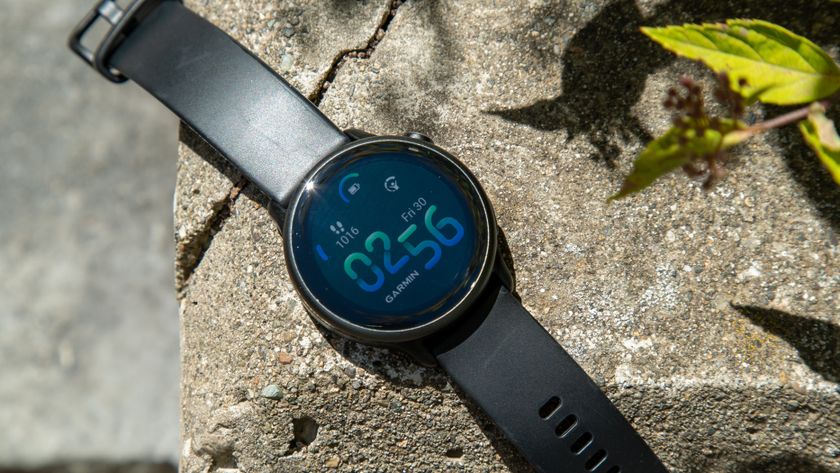 The Garmin Vivoactive 6 on a concrete surface