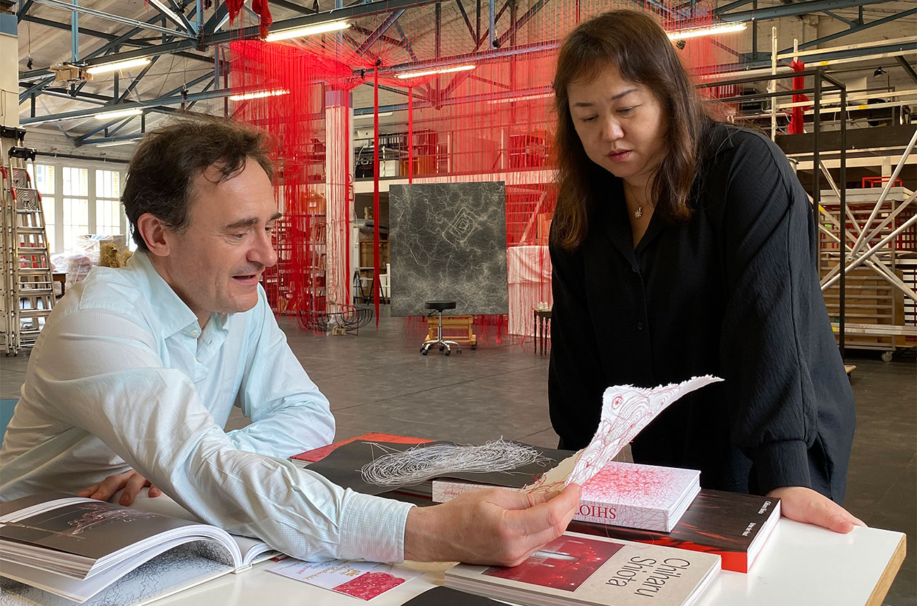 Julien de Beaumarchais and Chiharu Shiota