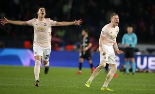 Manchester United produced a dramatic comeback to knock PSG out of last season’s Champions League.