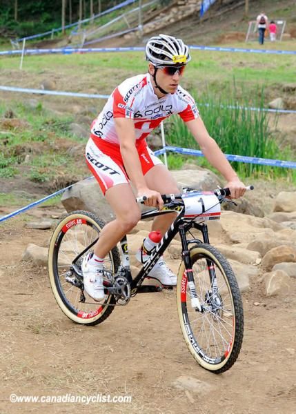 Defending World Cup champion Nino Schurter