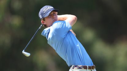 Amateur Gordn Sargent of the United States during the second round of the 123rd U.S. Open Championship at The Los Angeles Country Club