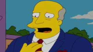 Superintendent Chalmers in The Simpsons.