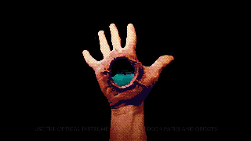 A gaping wound in a hand.