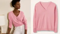 Boden Cashmere V-Neck Relax Sweater