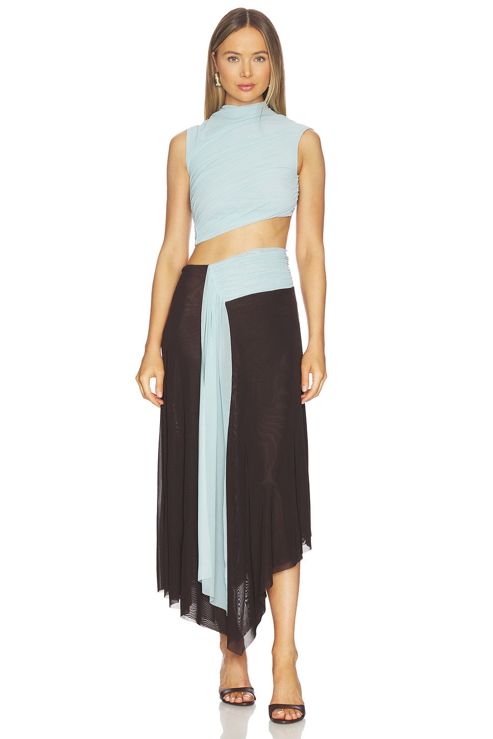 Conni Asymmetric Midi Dress