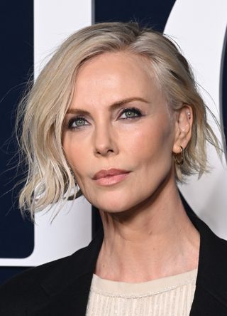 Charlize Theron attends the Christian Dior Womenswear Fall Winter 2023-2024 show as part of Paris Fashion Week on February 28, 2023 in Paris, France