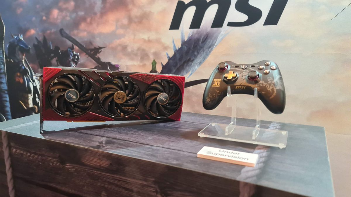 MSI and Capcom colloboration of Monster Hunter themed PC components and products