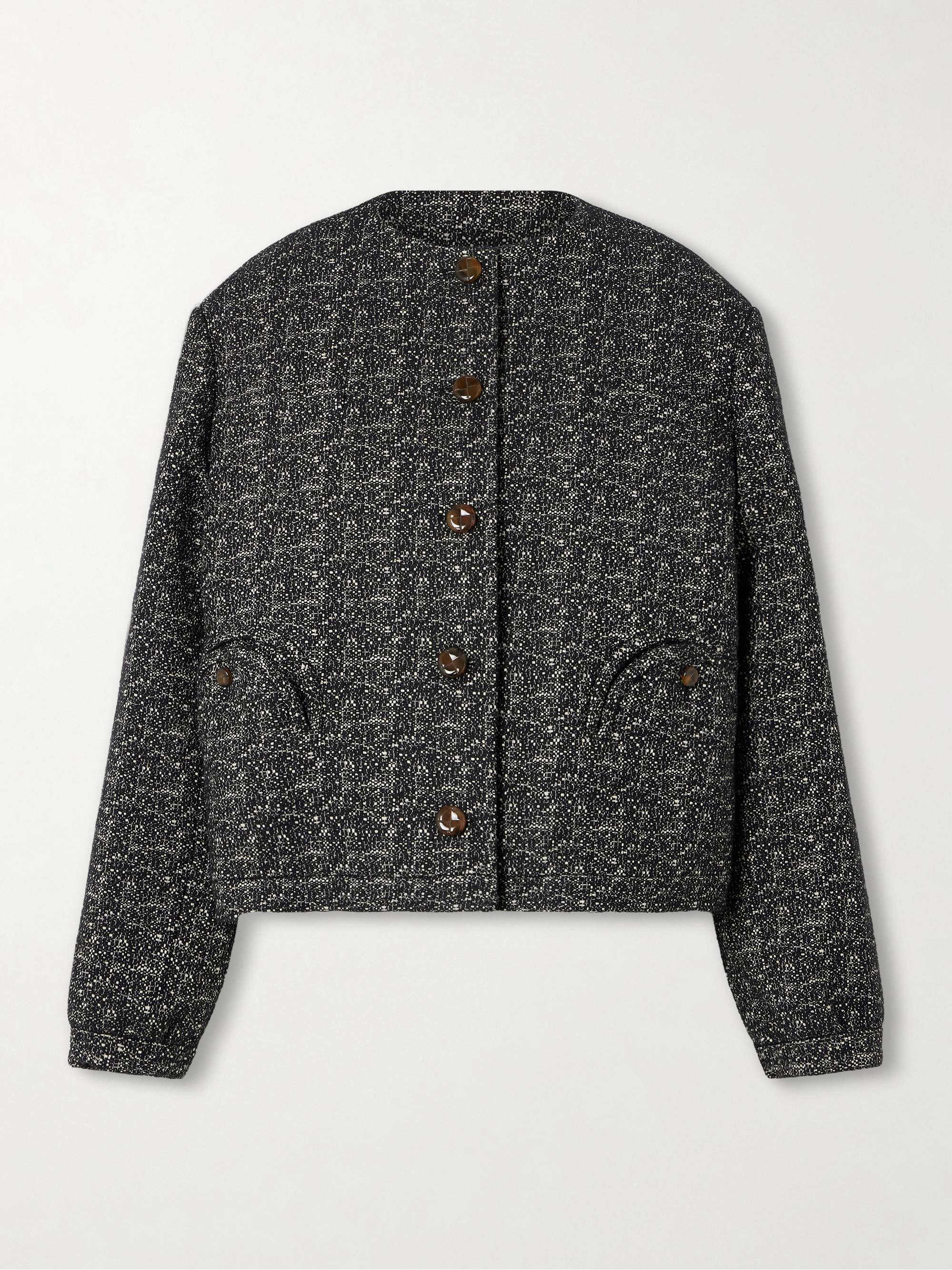 Antalya Gliss Cropped Cotton-Blend Tweed Jacket