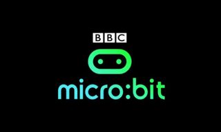 The logo for micro:bit projects on a black background