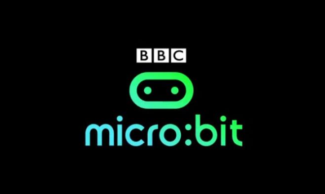 The logo for micro:bit projects on a black background