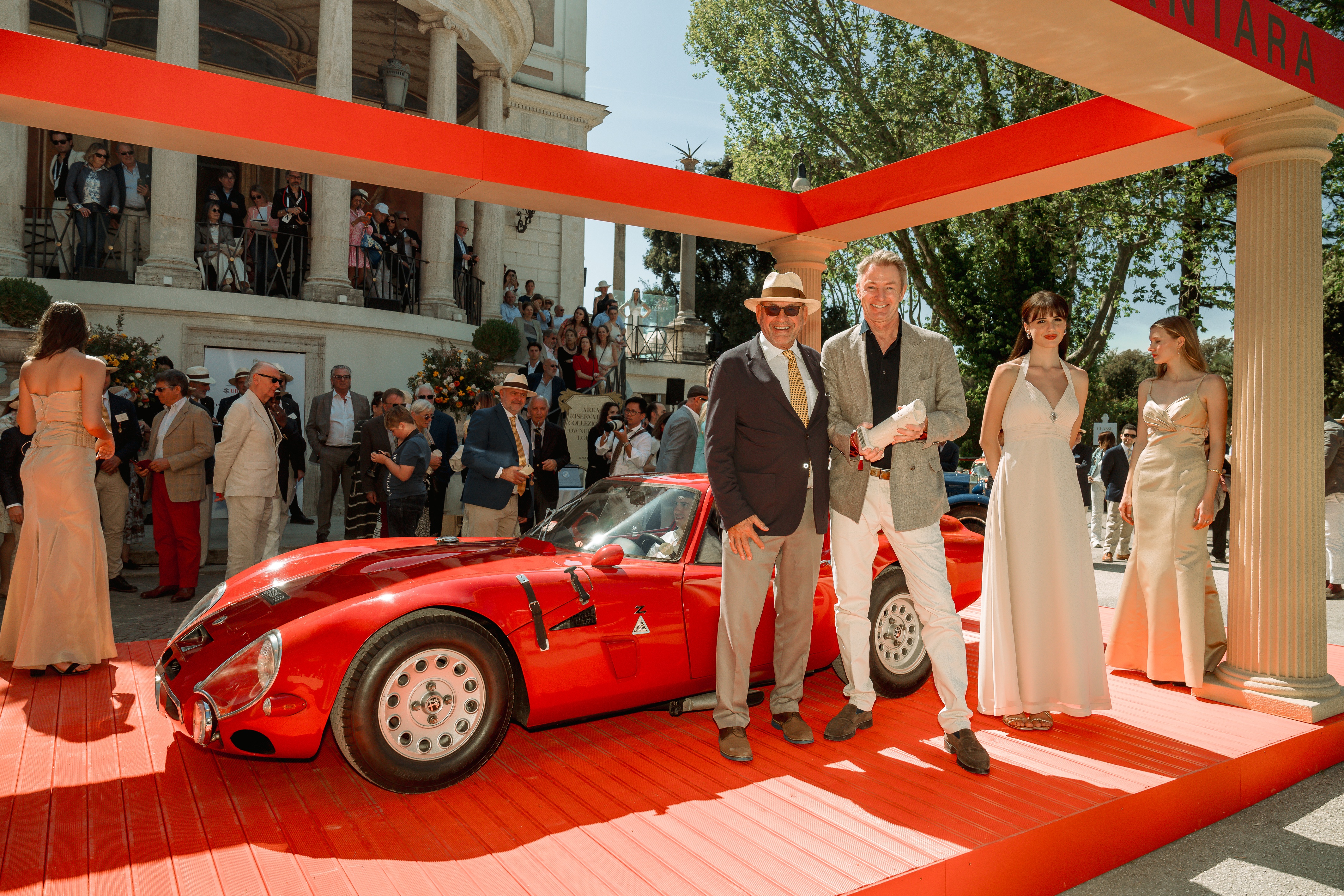 Class VIII winner: 1966 Alfa Romeo Giulia TZ2 by Zagato