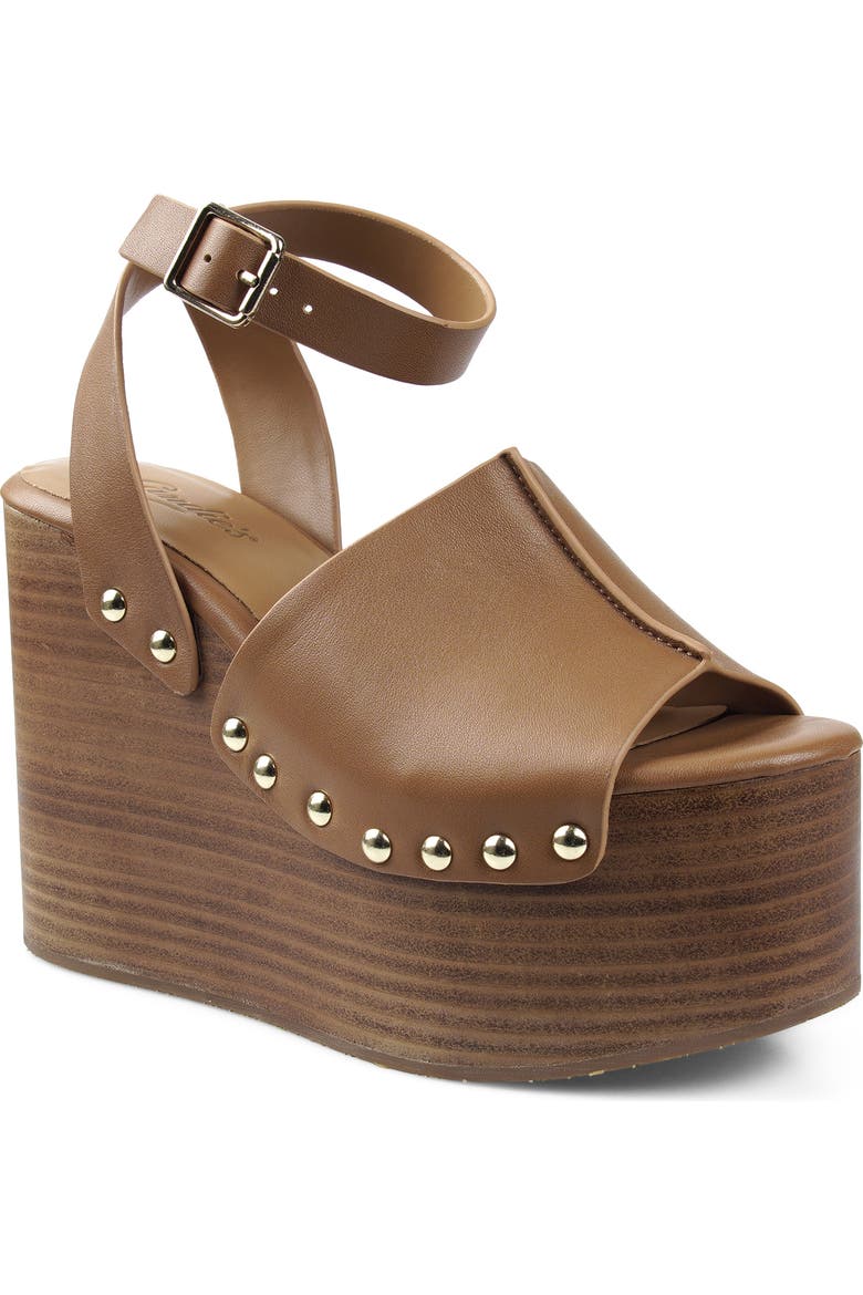 Jackson Ankle Strap Platform Wedge Sandal